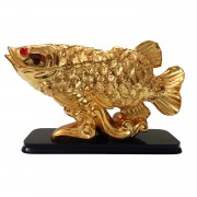 Arowana Feng Shui Fish (Gold Plated)